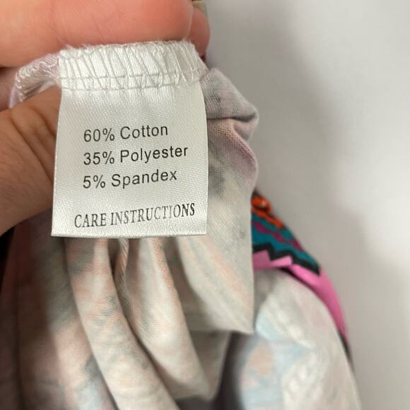 Grace & Emma | NWT Colorful Aztec Print Sequin Pocket Shift Dress - Picture 6 of 6